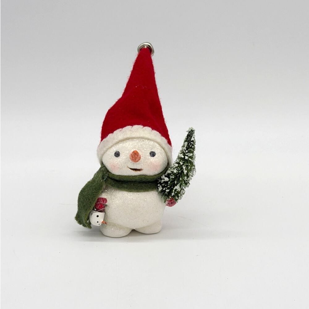 Bethany Lowe Stocking Cap Snowman Christmas Winter Figure Michelle Allen NEW